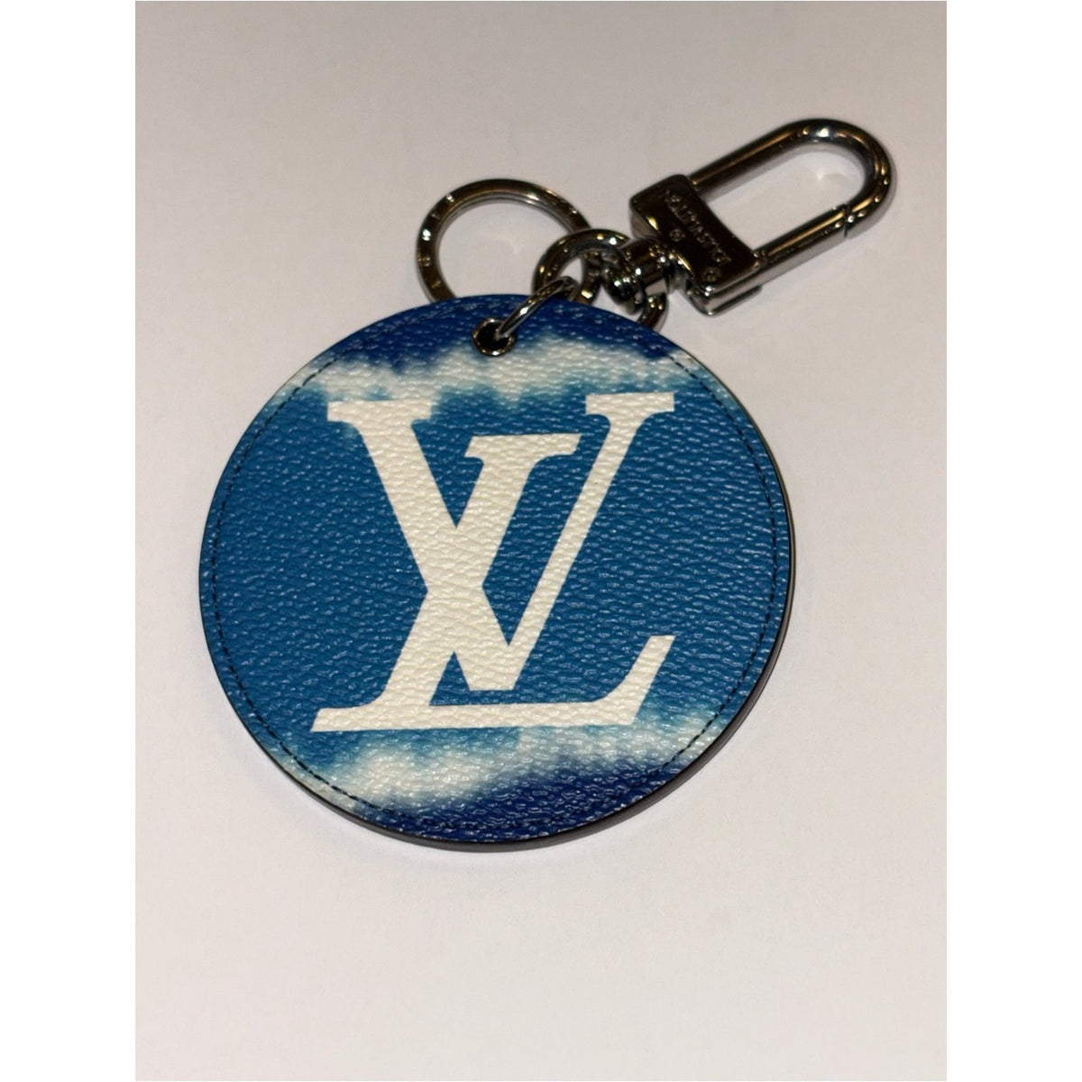 Louis Vuitton LV Escale Illustre Blue Monogram Bag Charm Keychain