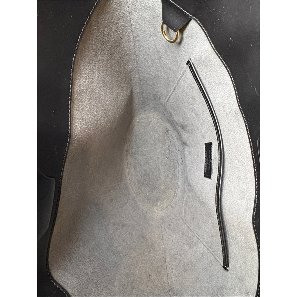 Louis Vuitton Noctambule Black Epi Leather Resin Oval Handle Bag 1999