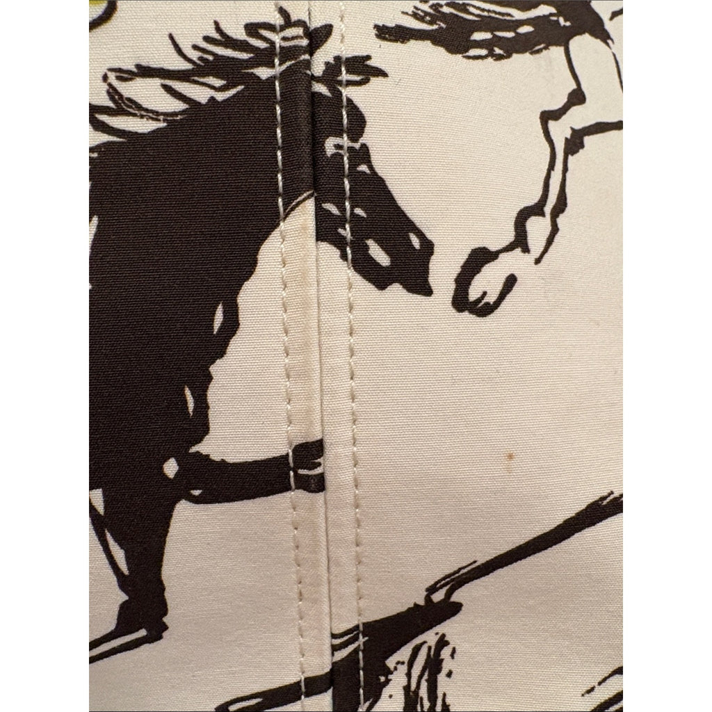 Hermès Panier de Plage Horse Racing Jockey Print Canvas Tote Bag COLLECTORS ITEM