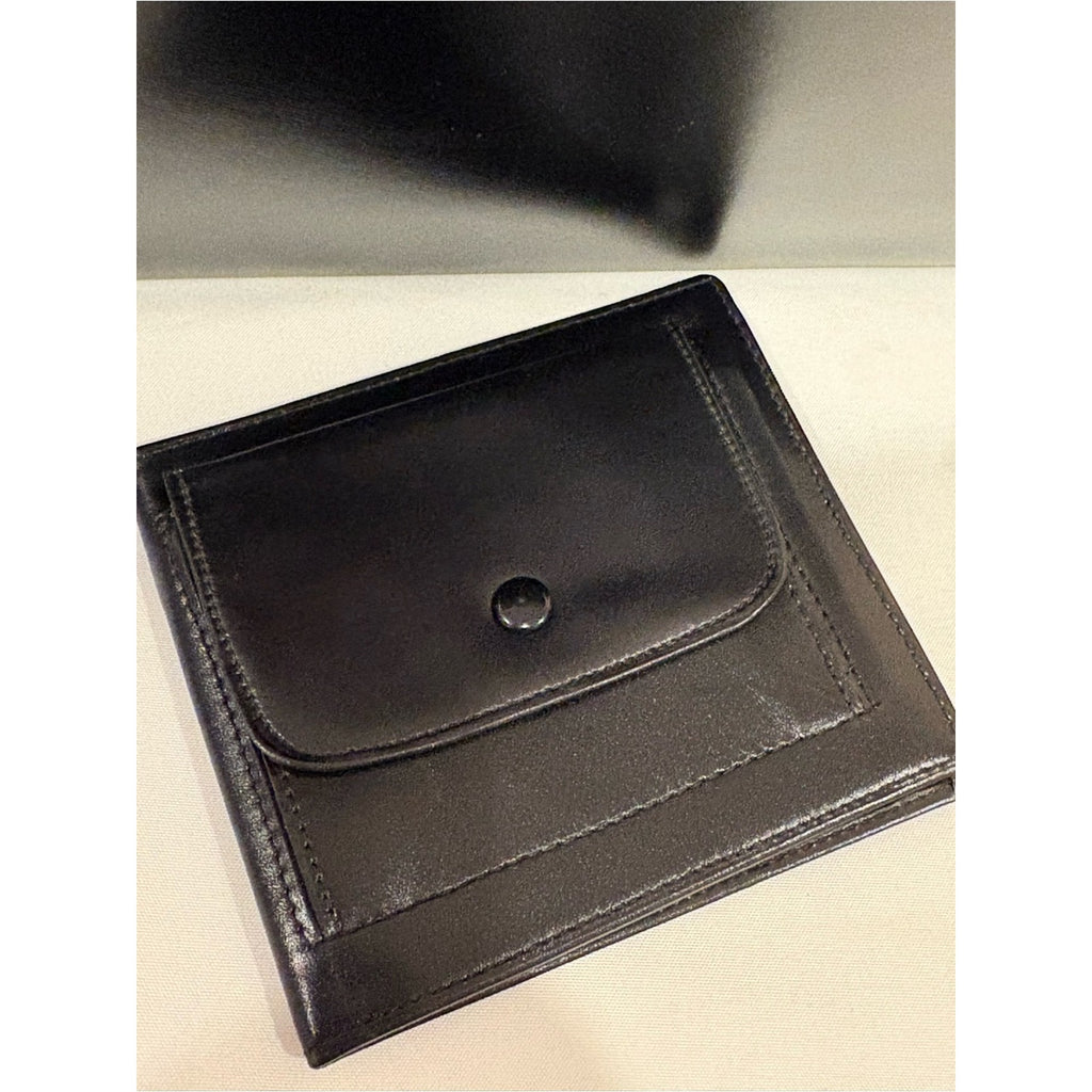 Vintage Gucci Top Handle Black Leather RARE Writing / Travel / Secretary Purse