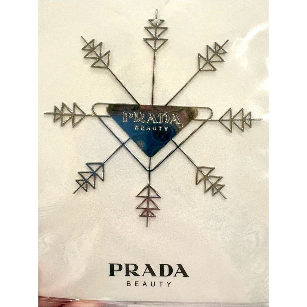 Prada Beauty Silver-tone Snowflake Christmas Ornament