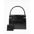 Vintage Gucci Top Handle Black Leather RARE Writing / Travel / Secretary Purse