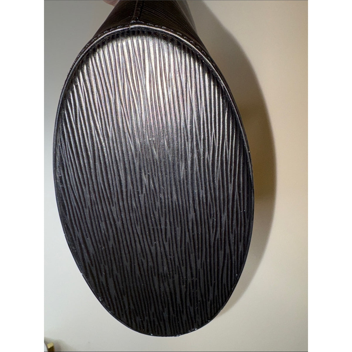 Louis Vuitton Noctambule Black Epi Leather Resin Oval Handle Bag 1999