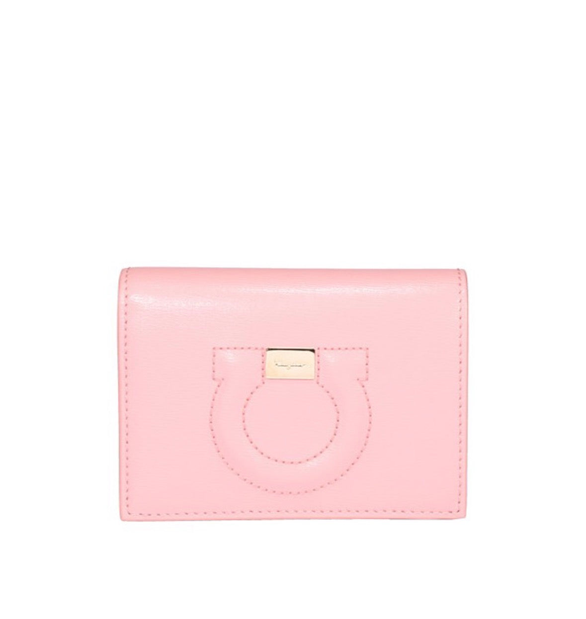 Ferragamo Gancini Small Wallet, Pink