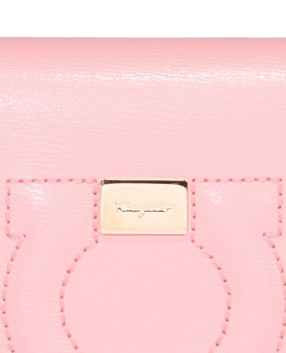 Ferragamo Gancini Small Wallet, Pink