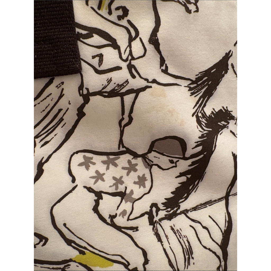 Hermès Panier de Plage Horse Racing Jockey Print Canvas Tote Bag COLLECTORS ITEM